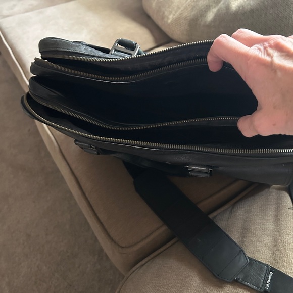 Tumi Leather Laptop Briefcase Beacon Hill Bag. Black Quality Leather. - Picture 5 of 16